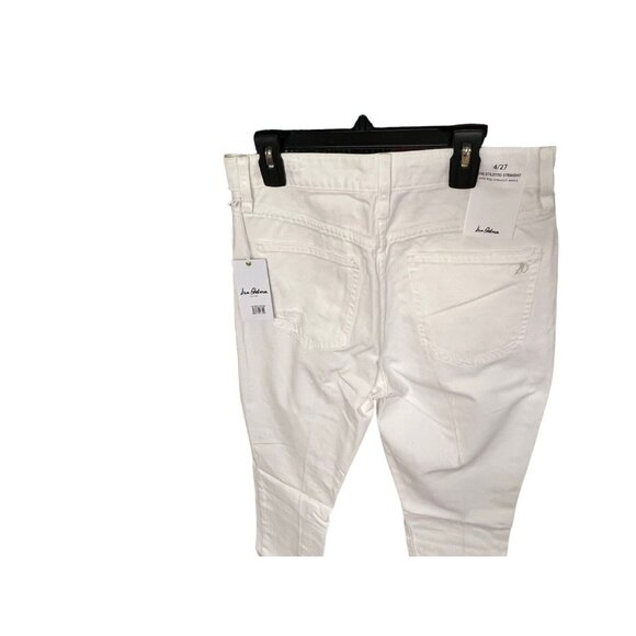 Sam Edelman The Stiletto High Rise Straight Ankle Jean~Size 4/27~White NWT L8 10 - Picture 6 of 9